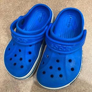 Child’s Crocs royal blue size 9